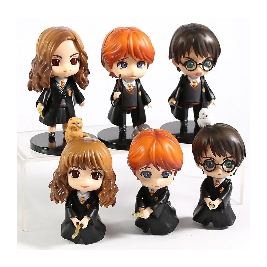 Set Figuras Harry Potter En Bolsa X 6 Personajes 10Cm Coleccionable