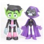 Set Figuras Teen Titans X5 Personajes En Bolsa 13Cm Coleccionable