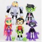 Set Figuras Teen Titans X5 Personajes En Bolsa 13Cm Coleccionable