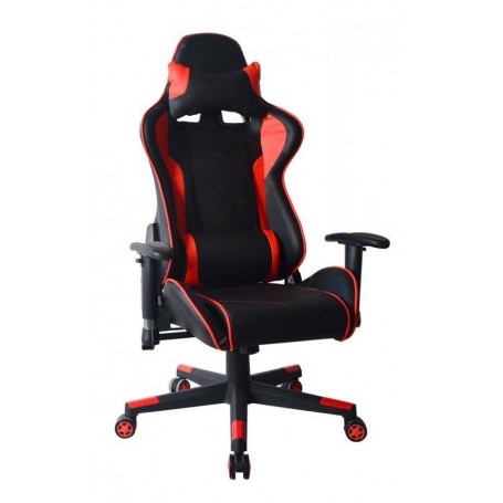 Silla Sillon Gamer Black And Red Y-2669B Con Reclinacion Acolchada Grande Alta Gama Gaming