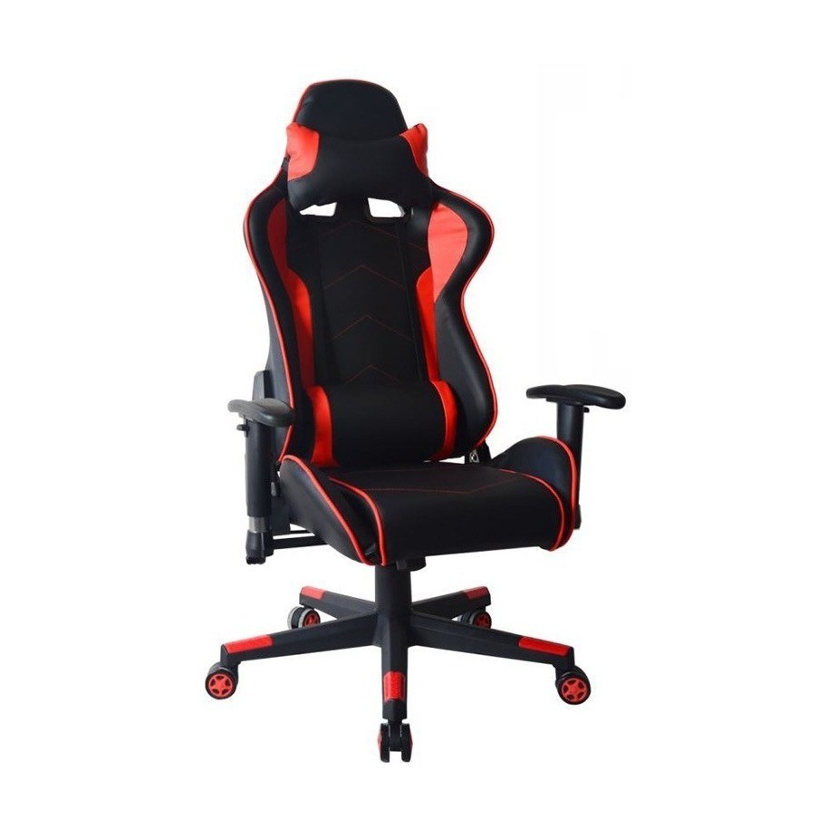 Silla Sillon Gamer Black And Red Y-2669B Con Reclinacion Acolchada Grande  Alta Gama Gaming