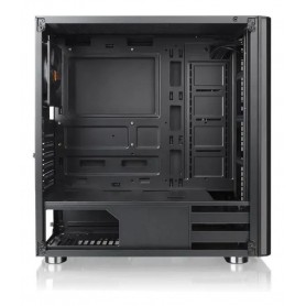 Gabinete Thermaltake V200 Tempered Glass Edition Fuente 500W Reales 410X190X470Mm 1 Cooler Usb 2.0 X2 Y Usb 3.0 X1 Audio Frontal