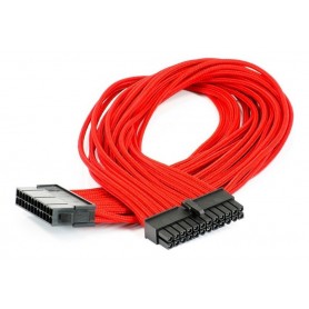 Cable Alargue Fuente Atx 24 Pines 24Cm Mallado Reforzado - Es Para Mother No Sirve Para Placas De Video