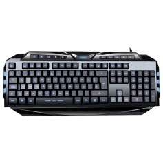 Teclado Gamer Retroiluminado Noga Retroiluminado Azul DiseÃ±o Delgado 10 Teclas Multimedia Nkb-710