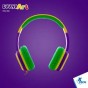 Auricular Infantil Xtech Xth-350Or Sound Art Kid Control Volumen Green And Purple