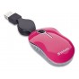 Mini Mouse Retractil Verbatim Rosa Mini Travel Optical Mouse Con Cable Pink