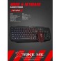 Combo Gaming Teclado Retroiluminado y Mouse 6 Botones Gaming Mk-501 Kit Black Kit Gamer