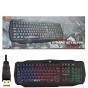 Teclado Gaming Xtrike Kb-302 Retroiluminado Rgb Black Backlight Keyboard Gamer