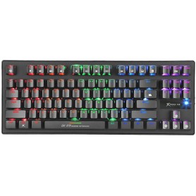 Teclado Gaming Mecanico Xtrike Luz Led Rgb Qwerty Black Gk-979 Rainbow Backlight Keyboard Mechanical Gamer