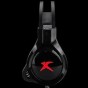 Auricular Gaming 7.1 Vincha Xtrike Gh-902 Sorround Programable Con Luz Led Rgb Pc Headset Gaming Black