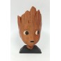 Figura Impresa 3D Busto Groot Maceta Chica 11Cm Con Planta