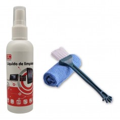 Kit Limpieza Para Pantallas Gtc Adg-002 Liquido + Mini Paño Limpiador