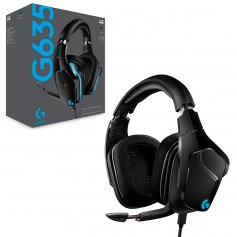 Auriculares Gamer Logitech G Series G635 Gaming Lightsync 7.1 Black
