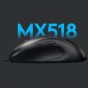 Mouse De Juego Logitech Legendary G Series MX518 negro y plata Mouse Gaming 16000dpi
