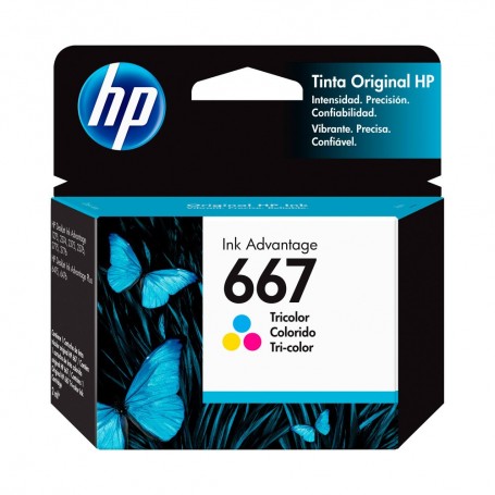 Cartucho Hp Original 667 Tricolor 2Ml