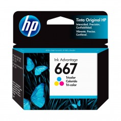 Cartucho Hp Original 667 2ml Tricolor