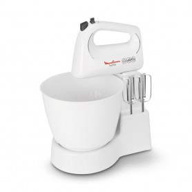 Moulinex Batidora Con Bowl Hm151158 Facilita 250W 3 Vel 4 Lts Blanca