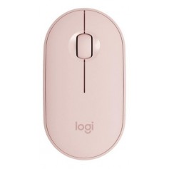 Mouse Inalambrico Logitech M350 Pebble Pc Mac Usb Bluetooth Rosa