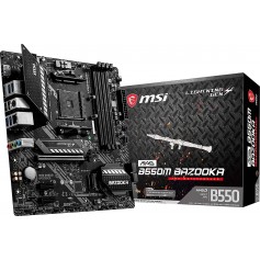 Mother Msi Am4 B550m Bazooka Box M-Atx 4k Support M.2 Gen 4 Hdmi Displayport Ryzen