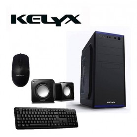 Kit Kelyx Gabinete Con Fuente 500W Lc728-12 t/m/p/c Reader