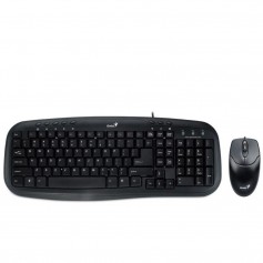 Combo Teclado Y Mouse Genius Smart Km-200 Español Negro Usb