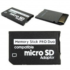 Adaptador Micro SD a Memory Stick Pro Duo