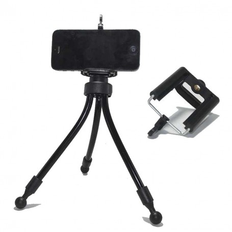 Soporte Tripode Con Agarre Para Celular Semi-Flexible Ideal Zoom TikTok