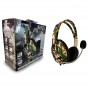 Auricular Gamer Netmak Battle Camuflado Con Microfono Unipin Para Ps4 Headset Gaming