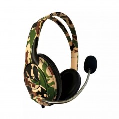 Auricular Gamer Netmak Battle Camuflado Con Microfono Unipin Para Ps4 Headset Gaming