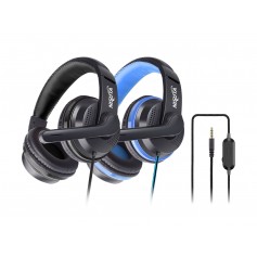 Auricular Gamer Nisuta Ps4 Unipin 3.5mm Vincha Con Microfono Nsaug90s Control De Volumen Headset Gaming
