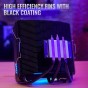 Cooler Gamer Aerocool Cyclon 3 Argb Pwm 4 Pin Cpu Amd Intel Luces Ryzen I3 I5 I7 RGB