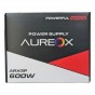 Fuente Aureox 600W Real Power 120Mm Red Arxgp-600W+12V 16A Ide 4 Pines 24 Pines 8 Pines Sata x4