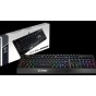 Teclado Msi Vigor Gk20 Usb Rgb Resiste Al Agua Simil Mecanico En Ingles Gaming Membrana Reforzada