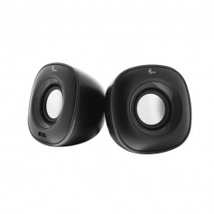 Parlante Xtech Pc Speakers 2.0 Black 3.5Mm Speackers 6w Xts-115bk