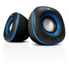 Parlante Xtech Pc Speakers 2.0 Blue 3.5Mm Speackers 6w Xts-115bk