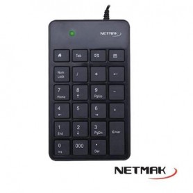 Teclado Numerico Netmak Usb Plug And Play Nm-kb250 Pad Numerico