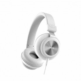 Auricular Vincha Havit Con Cable Desmontable Blanco Colorful Music