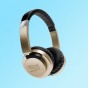 Auricular Klipxtreme Con Cable Desmontable Over-ear Gold Akousticfx Khs-851Gd