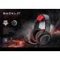 Auriculares Xtrike Gaming Con Luz Led 7.1 GH-903 Gamer Negro y Rojo