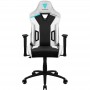 Silla Gamer Aerocool Tc3 Arctic White Butaca Pc Gaming Black Reclinable Alta Gama