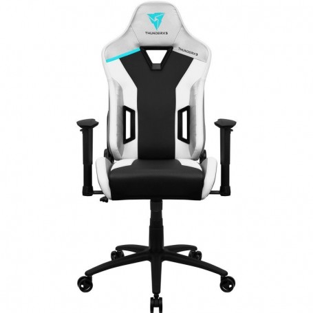 Silla Gamer Aerocool Tc3 Arctic White Butaca Pc Gaming Black Reclinable Alta Gama