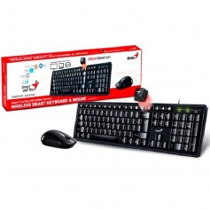 Combo Teclado y Mouse Genius Km-8200 Wireless Smart Kit Keyboard And Mouse