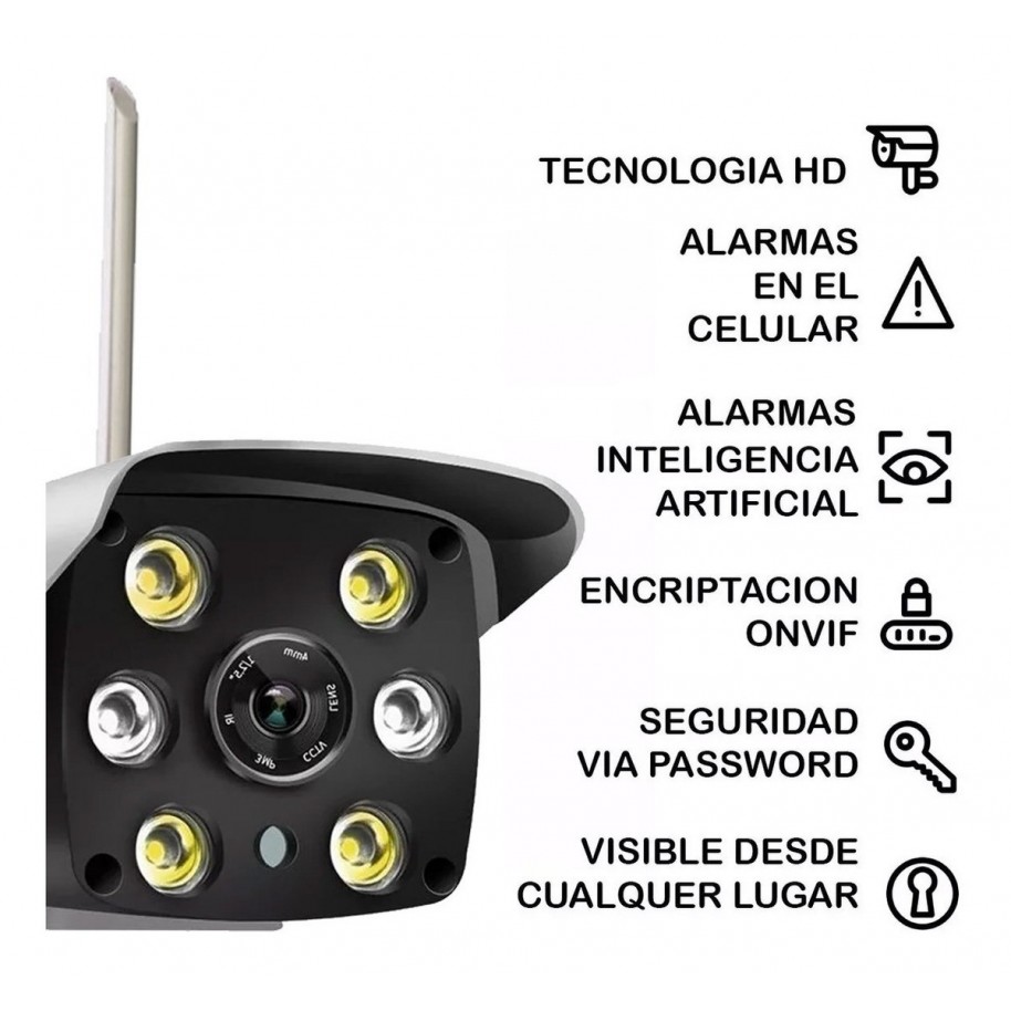 Camara De Seguridad Ip Tplink Tapo C100 + MicroSD 64Gb Full Hd 1080p Wifi  Cloud Interior Infrarrojo