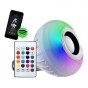 Foco Parlante Bluetooh Lampara Led Rgb Con Control Remoto Multimedia Speaker