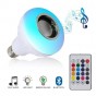 Foco Parlante Bluetooh Lampara Led Rgb Con Control Remoto Multimedia Speaker