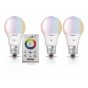 Pack 3 Lamparas Rgb A60 40W Osran Rgbw Control Remoto Multicolor