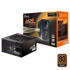 Fuente Pc Seasonic 620W Reales M12II 80+ Bronze Certificada Full Modular Gamer