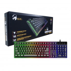 Teclado gamer Genius GX Gaming Scorpion K8 Negro Con Luz de 7 Colores Rgb