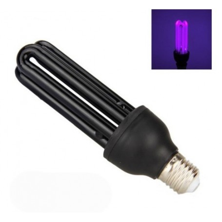 Lampara Luz Negra 20W Bajo Consumo Lampara Bar Fiestas Fluor Navidad