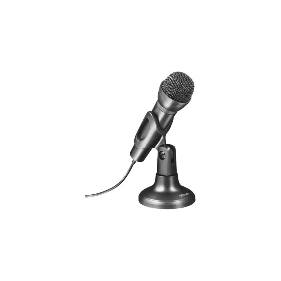 Microfono Pc Kolke Kpi-269 Con Pedestal Para Pc Escritorio Notebook Negro  Con Cable